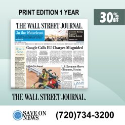 Wall Street Journal Print Subscription with a 30% Off