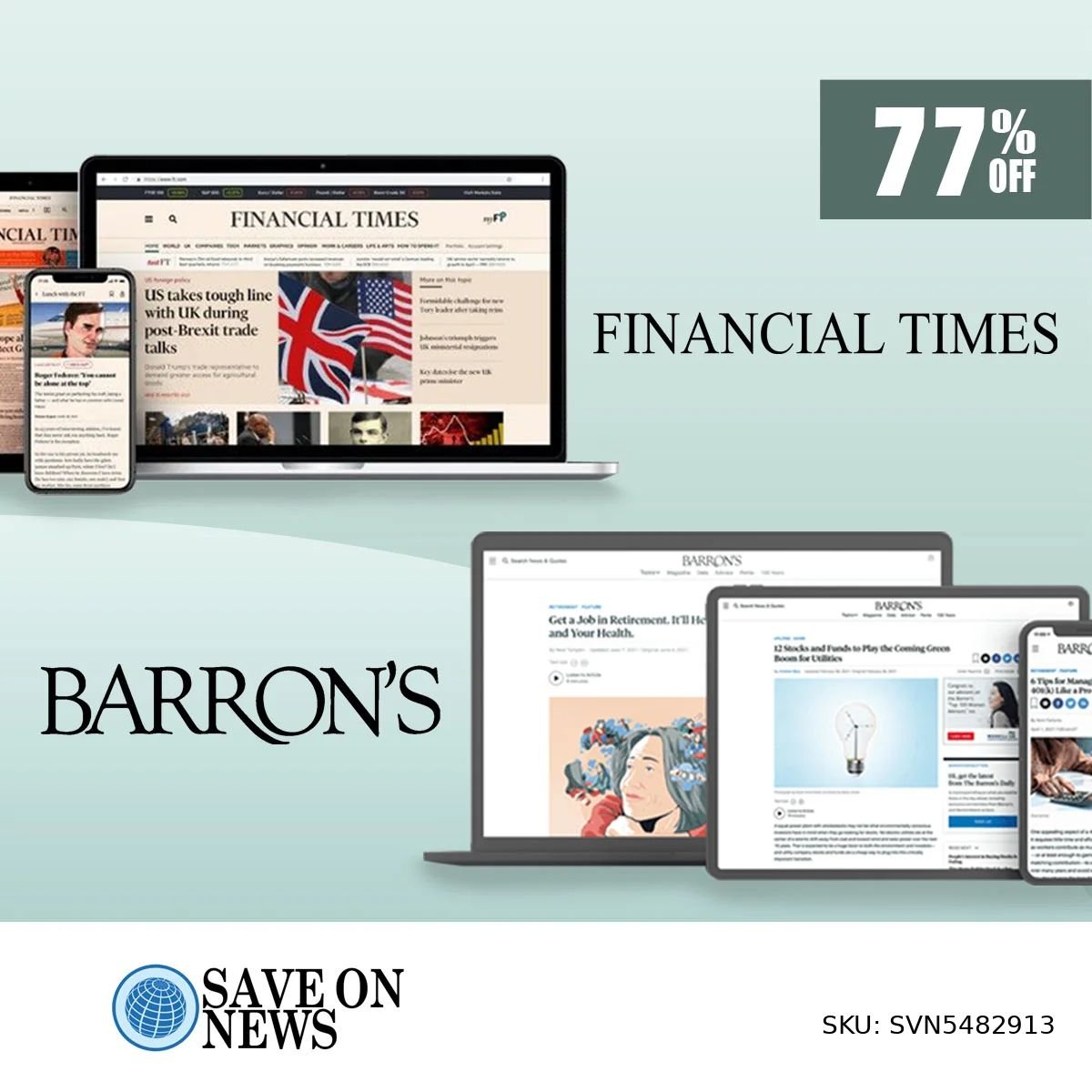 Barrons and The FT SKU SVN5482913