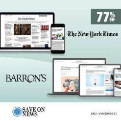 Barron’s Newspaper and NY Times Subscription 2 Year SKU SVN5849321