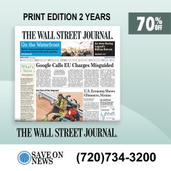 WSJ Print Subscription for 2 Years with a 70% Discount