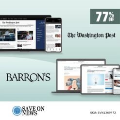 Barron's Newspaper and WP Subscription for 3 Years at 77% Off
